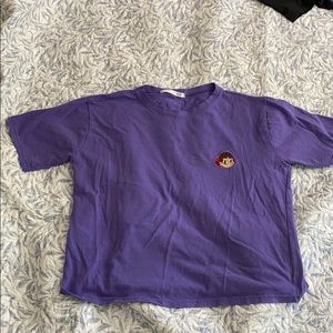 Cute cartoon embroidered shirt